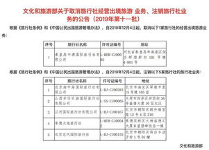 文化和旅游部加強行業監管，年內已注銷28家旅行社業務資質